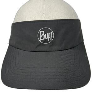 Buff Visor Black One Size Performance Running Logo Hat Reflective Strapback